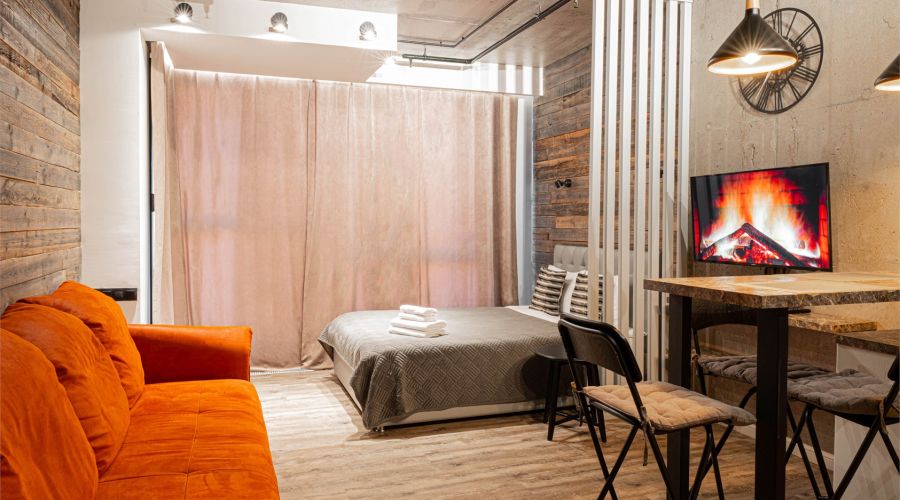 Апартаменты 4-местный La-lapart Wooden Loft